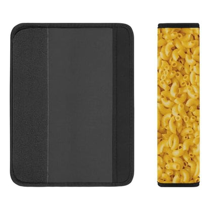 2 Piece Macaroni Cheese Car Seat Straps Shoulder Pads Universal Fit Automotive Seat Belt Protector for Kids, Car Seats Pushchair Strollers High Chair Pushchair - color: Pattern 912
