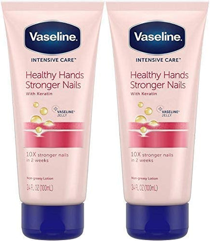 Vaseline Intensive Care Hand Cream Healthy Hands & Stronger Nails 3.4 Ounce - 2 Pack - size: 0.97 Fl Oz (Pack of 7)