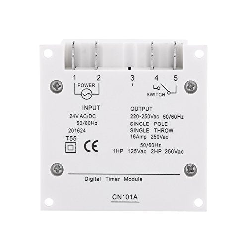 Dioche 24V Timer Small Microcomputer Time Control Switch LCD Digital Programmable Electronic Relay Timer with Weekly Programmable Timer, for Automatic Turn On or Off Electric Equipment,