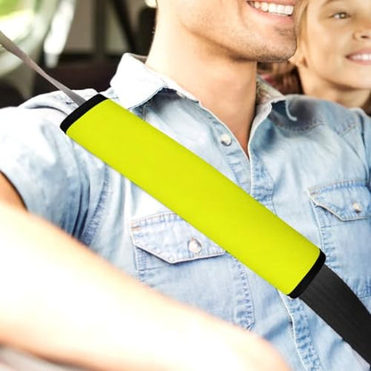 2 Piece Soft Padded Seat Belt Shoulder Pad for Adult Use, All Vehicles, Softball Yellow Automotive Seat Belt Protector, Easy Install (No Tool) - color: Pattern 1197