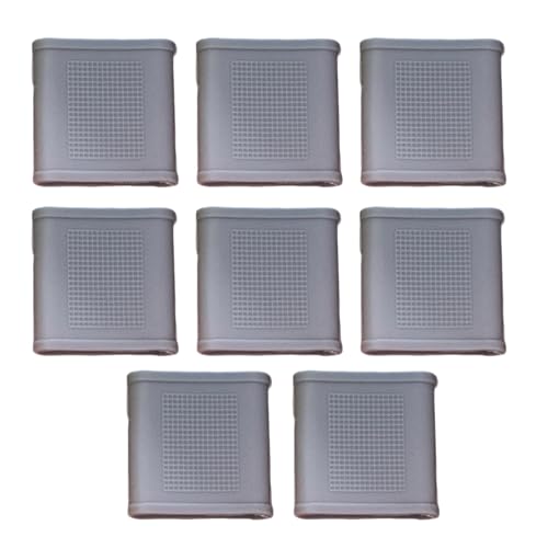 8Pcs Light Weight Silicone Finger Protectors Nonslip Golf Finger Cover Sleeve Sports Fingers Band Hand Protector Hand Protector - color: Grey, size: Large
