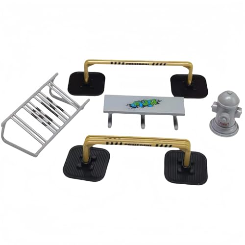 Fingerboard Training Ground Fingerboard Obstacle Combination Props 10pcs | Suitable For Indoor Desktop Home Decoration