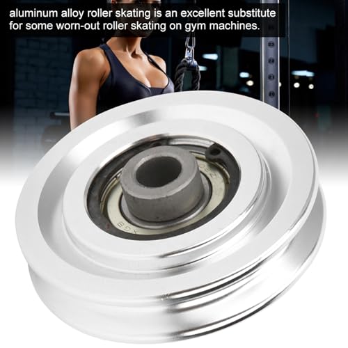 Aluminium Alloy Pulley Wheel, Strength Training Exercise Hardware Fitness Equipment Accessories for Home Gym Equipment Exercise Machine Pulldown Attachments - size: Diameter 70mm