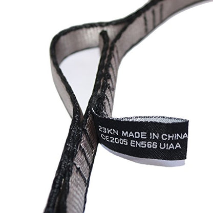 23kn Daisy Chain Sling Rock Safety Climbing Strap Adjustable with 10 Loops,for Aerial Yoga,Swing, Hammock, Suspension, Exercise (Pack 1)