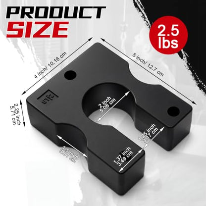 5 Lbs/ 2.5 Lbs Weight Stack Adapter Plates Add on Weight More Resistance for Gym Accessories Machines