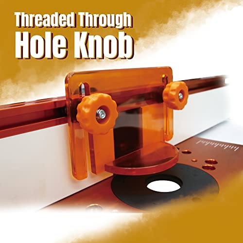 O'SKOOL T-Track Knob Kit with Threaded Through 5/16-18 Knobs, T-Bolts and Washers for Woodworking Jigs and Fixtures – 10 Pack, HW05 - style: 5/16"-18 Knob Kit