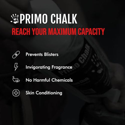 3oz. Cotton Pouch Chalk Ball: Loose Chalk for Weightlifting, Rock Climbing, & Gymnastics, Non-Toxic, Made in The USA, Superior Grip