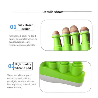Finger Strengthener Nalu (Green+Gray) - color: Green+Gray