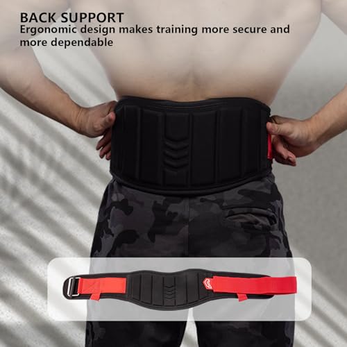 Weighted Dip Belt, Weightlifting Belt with Heavy Duty Chain & Padded Comfort for Pull Ups & Strength Training - color: M