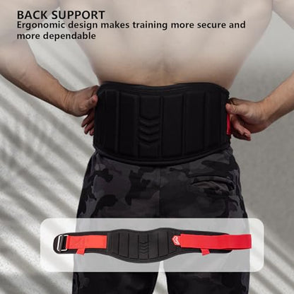 Weighted Dip Belt, Weightlifting Belt with Heavy Duty Chain & Padded Comfort for Pull Ups & Strength Training - color: L