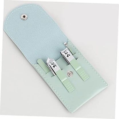 GALPADA 3Set Portable Nail Clipper Set with Lightweight Travel Bag Professional Manicure Tools for Home Travel Camping Ergonomic Design for Easy Nail Care