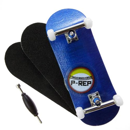 P-REP V2 Performance Complete Wooden Fingerboard 32mm - Blue - color: Blue