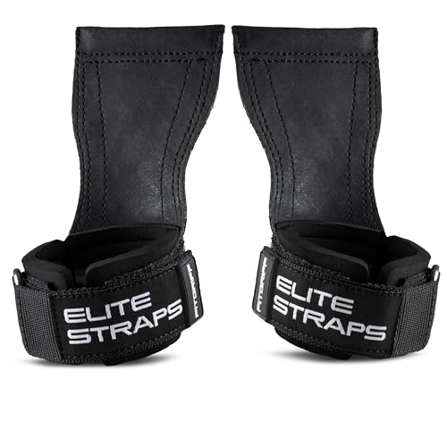 Fitgriff® Elite Straps - Lifting Wrist Straps (Rubber Grips) for Weightlifting, Gym, Workout, Deadlift - Anti-Slip Revolution for Men and Women - size: XS