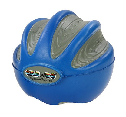 CanDo Digi-Squeeze Hand Exerciser, Blue: Heavy Resistance, Small - color: Blue: Firm, size: Small
