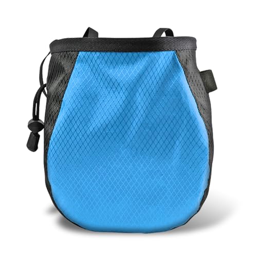 Climbing Chalk Bag - Small Chalk Bag Bouldering for Rock Climbing Chalk Pouch - color: BLUE