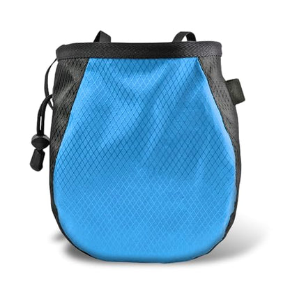 Climbing Chalk Bag - Small Chalk Bag Bouldering for Rock Climbing Chalk Pouch - color: BLUE