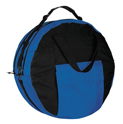 Weaver Equine Double Rope Bag for Trail and Working, Blue, Adjustable Strap Round Carry Bag for Roping Equipment, Essential Equestrian Accessories