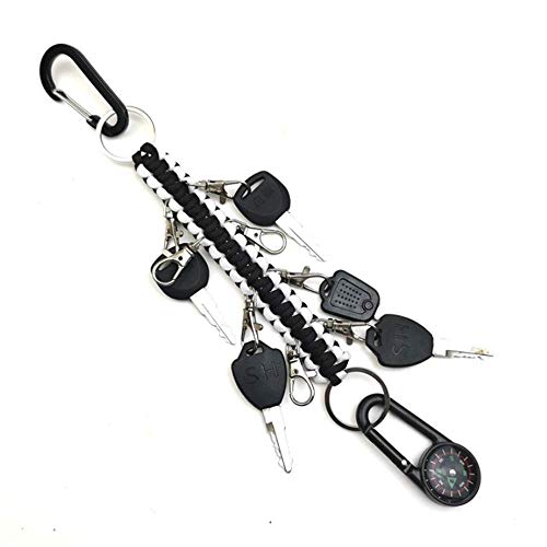 10 Inch Handmade Cheer Bows Holder 2 Pcs for Cheerleading Teen Girls High School - color: Black & White