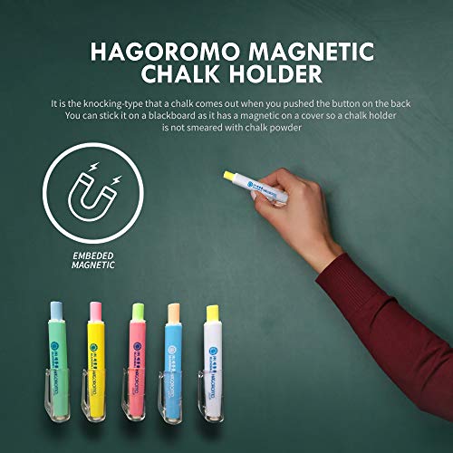 Hagoromo Chalk Holder with Magnet Attached [Orange Cap and Chalk] - color: Orange, style: Cap