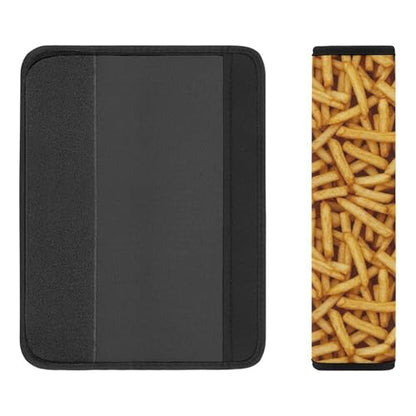 Universal Soft and Comfortable Car Seat Straps Shoulder Pads for Adult Use, Stroller Pushchair High Chair, 2PCS Food French Fries Harness Pads Strap - color: Pattern 1088