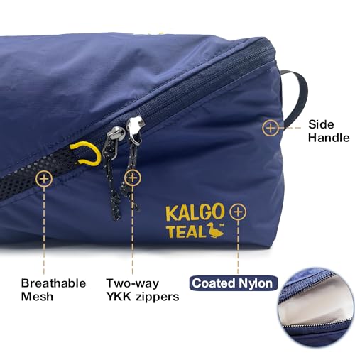 Ultralight Travel Shoe Bag 15L, Fits 2 Pairs Shoes, Large Water-Resistant Packing Cube. - size: L