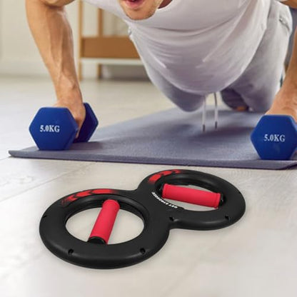Strengthened Wrist Strength Trainer Red Hand Grip Device for Forearm Hand Exercise Multifunction Grip Strengthener for Climbers Weightlifters Training and Fitness Enthusiasts