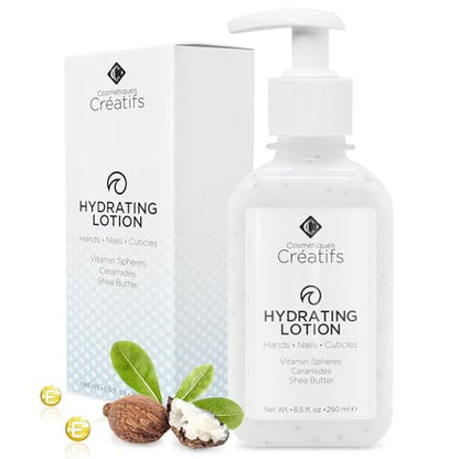 Hydrating Lotion for Dry Hands, Nails, and Cuticles, 8.5 fl. oz., Daily Moisturizing Skincare for Soft, Sensitive Skin with Shea Butter and Ceramides - size: 8.5 Fl Oz (Pack of 1)