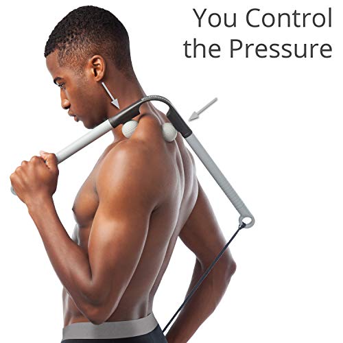 Body Back AccuMassage FSA Eligible - Dual Pressure Point Massage Tool & Massage Hammer - 2 in 1 Design - Shiatsu Neck Massager Tool, Golf Ball Percussion Massager for Deep Tissue Pain Relief (2 Pack) - style: AccuMassage - 2-pack