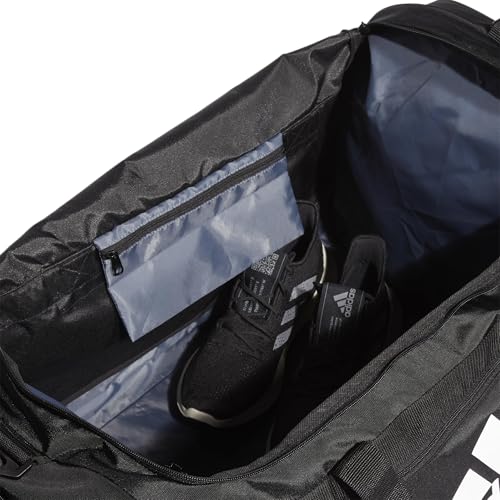 adidas Unisex Defender 4.0 Gym Duffel Bag for Men and Women - color: Black/White, style: Small (38l)