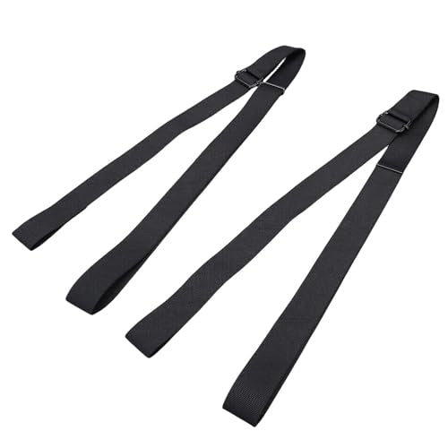 Drfeify Dumbbell Spotter Straps, 2-Pack Adjustable Safety Straps with 220lb Capacity for Bench Press and Home Gym Rack Attachmen