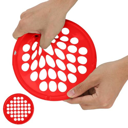 ZHIAMZ Hand Exercisers for Strength, Hand Exercise Web, Finger Exercise | Latex-Free Tear-Resistant Hand Exercise Web for Finger & Hand Strength, Physical Therapy Rehab, Portable 7-Inch - color: Medium-Red