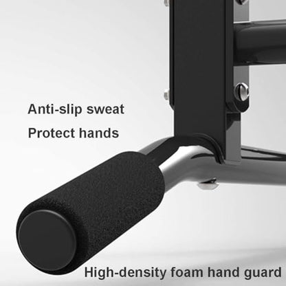 Wall-Mounted Pull-Up Bar With Grip Ball, Heavy-Duty Steel Chin-Up Bar For Climbing & Wrist Training, 250kg