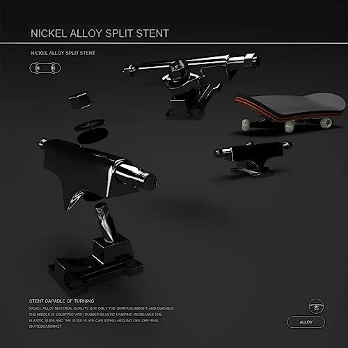 Lently Wood Fingerboards, Mini Fingerboards, 99mmL*29mmW (Redeem The Skeleton) - color: Redeem the Skeleton
