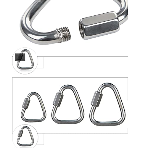 Triangular Rock Climbing Equipment for Mountaineering Rappelling Tree Strap High Hardness Equipment - color: Diameter 8mm