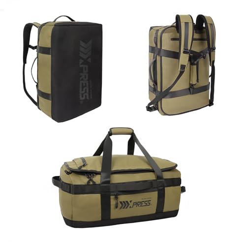 2-in-1 Carry-on Backpack for Men Women 40L Sports Gym Bag with Backpack Straps,Water Resistant,for Travel/Gym（20in,Green） - color: 20in-green