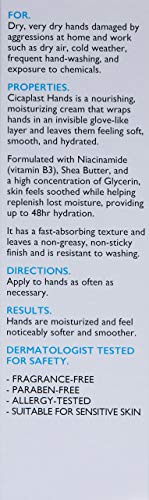 La Roche-Posay Cicaplast Hand Cream, Instant Relief Moisturizing Hand Lotion for Dry Hands, Shea Butter Lotion for Dry Cracked Hands, Non Greasy, Fragrance Free - size: 1.69 Fl Oz (Pack of 2)