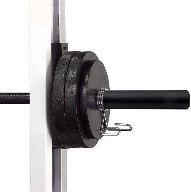 Olympic Adapter Sleeve 8 inch(2PCS),Converts 1 inch Standard Weight Plate Posts to 2 inch Olympic Weight Plate Posts,Heavy Duty Nylon and Removable end Cap