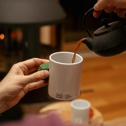 YY Vertical Climbing Mug, Pinch Mug for Rock Climbers and Boulderers, Indoor Bouldering Grip Cup, Unique Gift, Green - color: Green