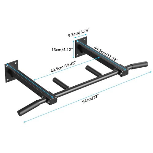 Wall Mount Pull Up Bar, Joist Beam and Rafter Mounted Chin Up Bar