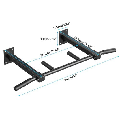 Wall Mount Pull Up Bar, Joist Beam and Rafter Mounted Chin Up Bar