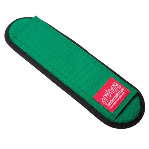 Manhattan Portage Shoulder Pad (L) Green Hook & Loop Strap with Thick Padding Adjustable 2.5 Inches Wide 1000D Cordura Comfort - color: Green