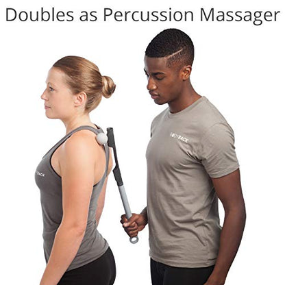 Body Back AccuMassage FSA Eligible - Dual Pressure Point Massage Tool & Massage Hammer - 2 in 1 Design - Shiatsu Neck Massager Tool, Golf Ball Percussion Massager for Deep Tissue Pain Relief - style: AccuMassage - 1-pack