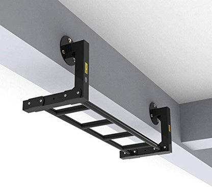 Horizontal Bar Climbing Frame Pullup Up Dragon Skeleton Side Mounted - Home Gym Accessories and Indoor Fitness Equipment Upper Body Strength, Back, Arm Exercise (Black 98 * 35 * 30cm)