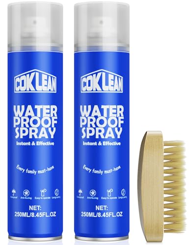 Shoe Protector Spray, Rain & Stain Waterproof Spray Nano Protectant for Sneaker, Nubuck, Canvas, Suede Shoes - color: 250ml-2pc Blue
