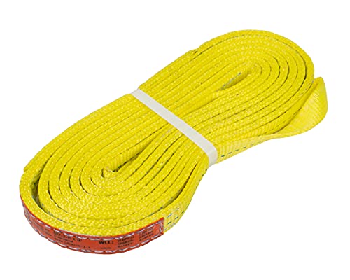 Kennedy Wire Rope & Sling Co. 1" x 15' 2-Ply Twist Eye Polyester Lifting Sling (Various Sizes in Listing) Made in The USA - color: 1" 2-Ply Twist Eye (Type 4), size: 1" x 15'