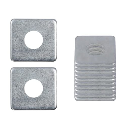 50 Pcs 304 Stainless Steel Square Washer Plate Fastener Hardware 1/2(ID) X 3/2 X3/2 (Square OD) X 1/7 (THK) inch - size: 1/2(ID) X 3/2 X3/2 (Square OD) X 1/7 (THK), style: 304 Stainless Steel