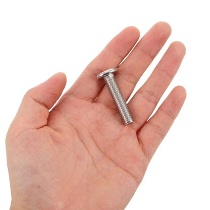 Alipis 20pcs Cat Tree Hexagonal Screws M8*35 Fully Threaded Connecting Bolts Metal Fixing Screws Replacement Parts for Cat Climbing Posts and Scratching Furniture