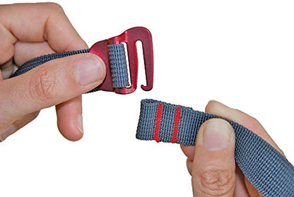 Sea to Summit Hook Release Accessory Straps (Pair) - style: 3/8 x 80 inches