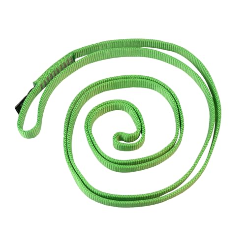 16mm Tubular Webbing EN566 Nylon Straps | 23kN/5171lbs Webbing Sling Runner for Tree Work, Climbing, Rigging, Positioning, Ziplining, Anchoring - color: Green, size: 120cm / 48inch | Pack of 1