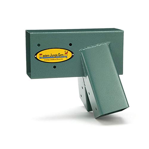 Eastern Jungle Gym Easy 1-2-3 A-Frame Swing Set Bracket, Green | Heavy Duty Swingset Bracket for Easy, Simple Installation | DIY Swing Set Part to Build Playground Sets for Backyards - style: A-Frame Swing Set Bracket